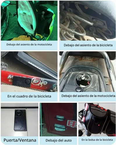 Vista 6 de WSDCAM Alarma de motocicleta de 110 db con control remoto inalámbrico vibración antirrobo alarmas de seguridad