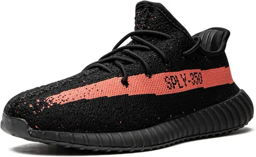 Vista 4 de adidas Preescolar Yeezy Boost 350 V2 Kids HP6591 Core NegroRojo - Talla 2Y, NegroRojoNegro, 2 niño