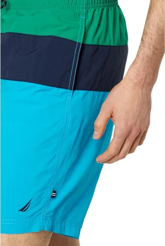 Vista 3 de Nautica Natación de secado rápido con bloques de color estándar de 8 pulgadas para hombre