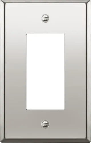 Vista 18 de LIDER Placa decorativa de pared de metal para interruptor o receptáculo, cubierta de salida de acero inoxidable, resistente a la corrosión