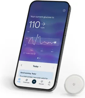 Lingo Monitor Continuo de Glucosa (CGM) y Aplicación. Fabricado por Abbott. Conozca el impacto de lo que come. 1 biosensor Lingo dura hasta 14