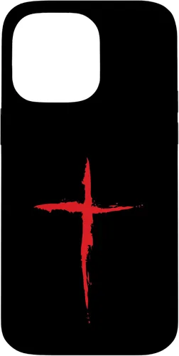 Vista 21 de Funda con Crucifijo de Símbolo Religioso de la Cruz Roja Sangre para iPhone 16