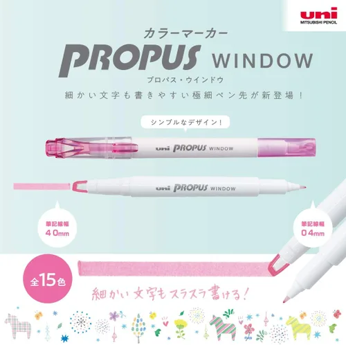 Vista 2 de Uni Propus - Color ahumado para ventana, juego de 5 colores (Pus-103T 5C3)