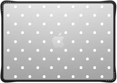 Vista 13 de CASETiFY Impact - Funda para MacBook Air de 13 pulgadas (M1/Intel) [esquinas de impacto acolchadas/resistente a los arañazos/agarre antideslizante]