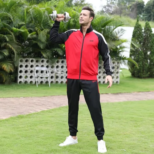 Vista 6 de Conjunto de trajes deportivos para hombre 2 piezas con cierre completo para hombre