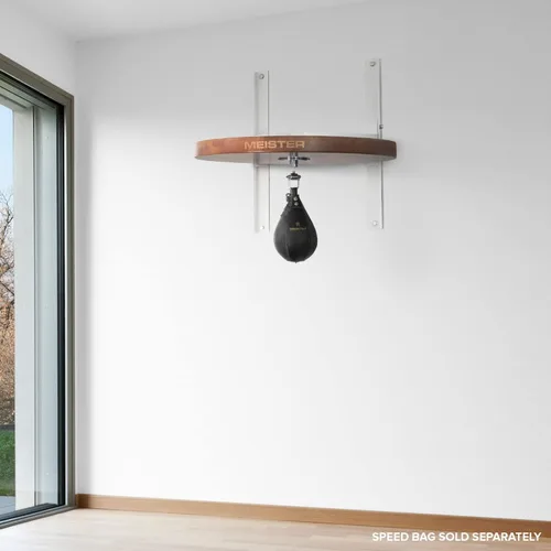 Vista 6 de Meister SpeedKills M2 Speed Bag Plataforma – Altura ajustable de 2 pulgadas de madera maciza con giratorio – Stout