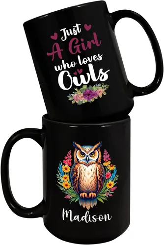 Vista 12 de Taza de pollo con texto en inglés "I Just A Girl Who Loves Chickens", taza de pollo personalizada, regalo personalizado para amantes de los pollos
