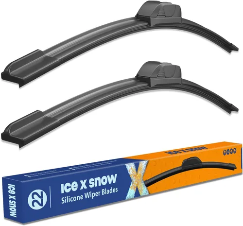 Vista 57 de Escobillas limpiaparabrisas repelentes al agua de 13"+13" de repuesto para JEEP Wrangler TJ 2006 2005 2004 2003 2002 2001 2000 1999 1998 1997