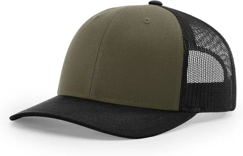 Vista 116 de Richardson 112 Gorra de Camionero - Gorra Snapback Ajustable Premium - Gorras Richardson en Blanco de Seis Paneles Estructurados Árbol real Max 7