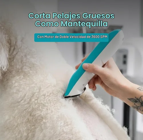 Vista 5 de Falcon - Cortapelos inalámbricos de 2 velocidades, aseo profesional Falcon Teal