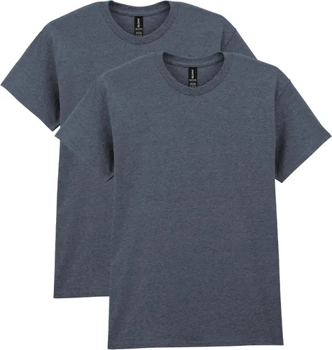 Vista 49 de Gildan Camiseta de algodón pesado para adultos, estilo G5000, paquete múltiple Gris ceniza (paquete de 2)