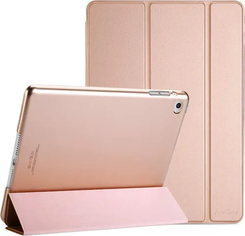 Vista 14 de ProCase Funda Inteligente para iPad Air 2 2014, Funda Protectora con Soporte Ultra Delgada y Ligera con Tapa Trasera Translúcida Esmerilada