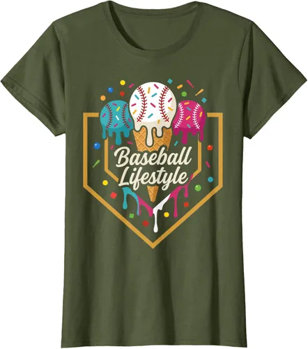 Vista 105 de Baseball Life Style Camiseta