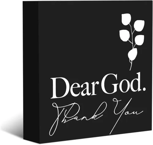 Vista 8 de Be Still And Know That I Am God, letrero decorativo de caja de madera con versículos bíblicos, placa rústica religiosa de bloque de madera, letrero