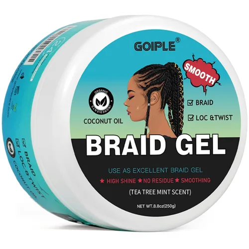 Vista 9 de Gel alisador de gran capacidad de 16 onzas con fijación fuerte para twist, locs, trenzas, bordes, cornrows - Sin residuos, controla el frizz, alto