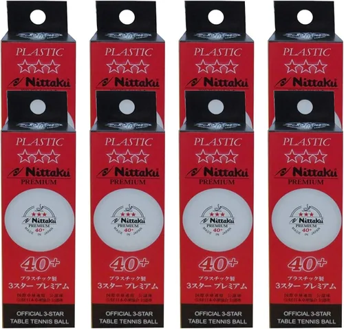 Vista 3 de NITTAKU 3-Star Premium 40+ - Pelotas de tenis de mesa