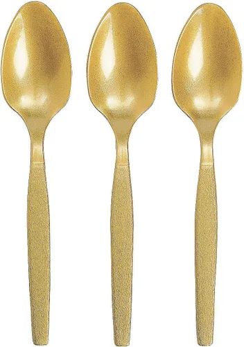 Vista 6 de Fun Express - Cucharas de plástico negras (50 piezas) - Suministros para fiestas - Vajilla sólida - Cubiertos - 50 piezas