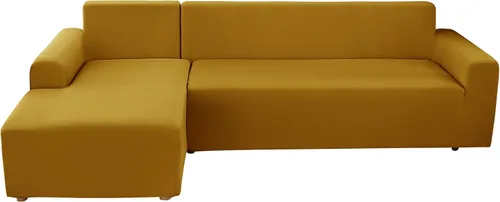 Vista 15 de MIFXIN Fundas de sofá modular en forma de L, 2 piezas, elásticas, tipo L, para sofá esquinero, protector de muebles, para mascotas, niños, perros