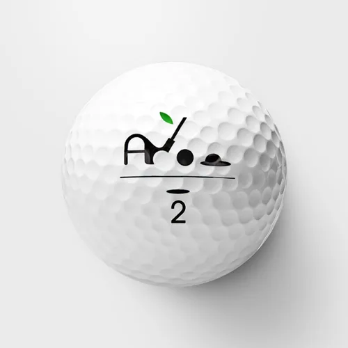 Vista 3 de agape MP5S MP5 VS3 - Pelotas de golf DuraPlus Uretano blanco y negro, 5 piezas y 3 piezas de doble núcleo