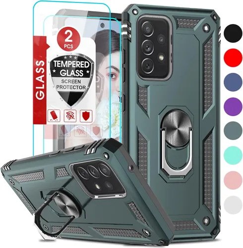 Vista 272 de LeYi Funda para Moto G Stylus 2022 4G (no compatible con 5G), funda para Moto G Stylus con 2 protectores de pantalla, funda protectora de grado Oro