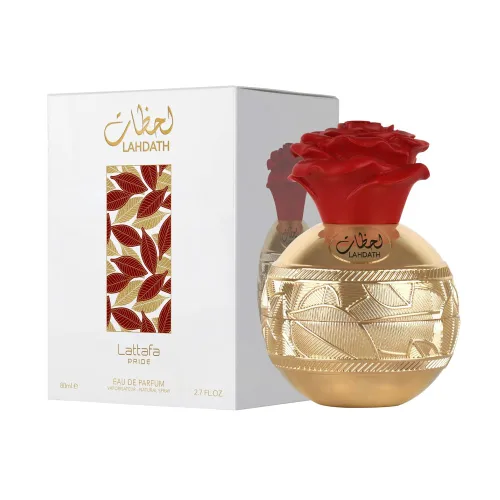Vista 3 de Lattafa Perfumes Lahdath para Eau de Parfum en espray unisex, 2.7 onzas