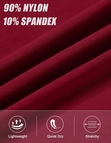 Vista 6 de COOFANDY Pantalones cortos deportivos para correr para hombre de 5 pulgadas, paquete de 2 pantalones cortos de entrenamiento para gimnasio