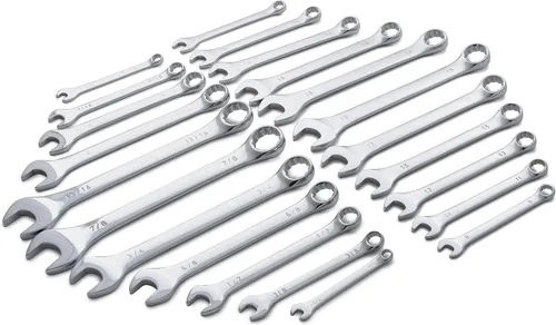 Vista 2 de Titan Tools 17398 - Juego de llaves combinadas SAE y métricas (22 piezas)