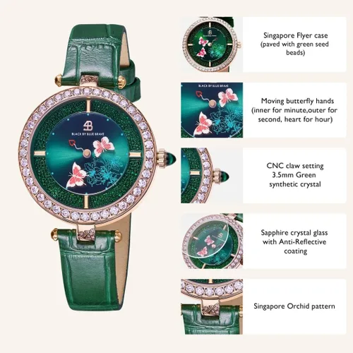 Vista 2 de Reloj Butterfly Lovers para mujer