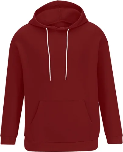 Vista 4 de Muscularfit Mens Big and Tall Graphic Hoodies Causal Solid Drawstring Sports Pullover Hooded Long Sleeve Workout Sweatshirts