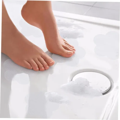 Vista 3 de Cabilock 16 calcomanías de seguridad para ducha, peldaños de bañera, cinta antideslizante para bañera, alfombrilla antideslizante para baño, tapete