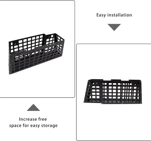 Vista 9 de HAPPYHORSE Para maletero Toyo-ta FJ Cruiser 2007-2021, organizador de artículos diversos, caja de almacenamiento con compartimento de almacenamiento