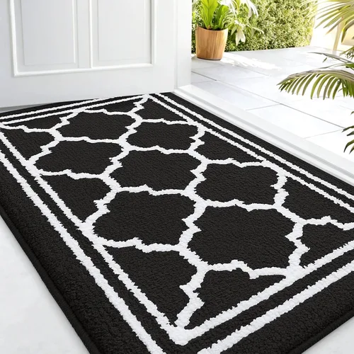 Vista 55 de Buganda Alfombra para Puerta Interior, Tapete Resistente a la Suciedad y Absorbente, Antideslizante, Alfombras de Perfil Bajo para Entrada
