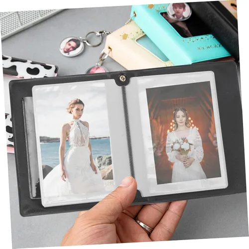 Vista 7 de STOBOK 2pcs Cute Cow Pattern Photo Album Practical Storage Book for Cards Photos Smooth Material for Students Memory Keeping Lightweight Chic Design