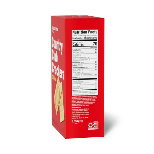Vista 2 de Amazon Saver, Original Country Club Crackers, 13.7 onzas (anteriormente Happy Belly, el empaque puede variar)
