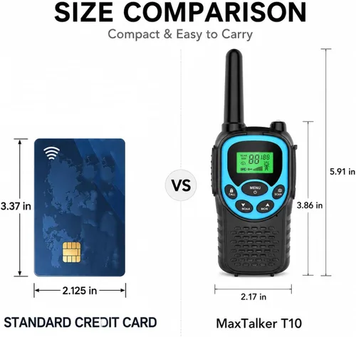 Vista 7 de Walkie Talkies de largo alcance para adultos, radios FRS recargables de 2 Colorido