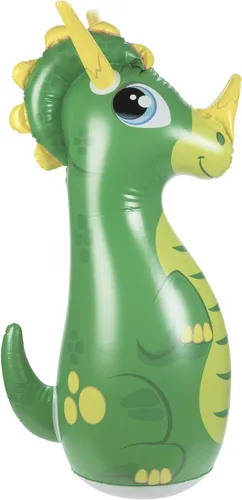 Vista 2 de Toysmith Tricera-Toss - Juguete inflable para lanzar anillos de piscina