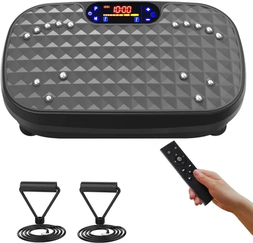 Vista 13 de AXV Vibration Plate Exercise Machine Fitness Platform Body Vibrating Board ARK.ROSA