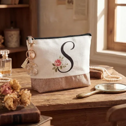 Vista 2 de Kacctyen Regalos iniciales con monograma para mujer, Blanco principal