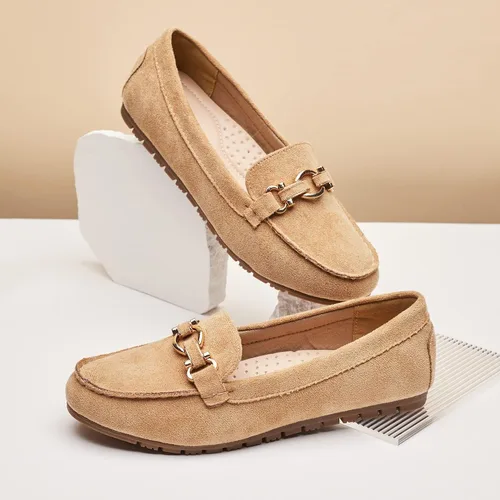 Vista 5 de Cvistpieo Mocasines casuales para mujer, cómodos y ligeros, mocasines planos sin cordones
