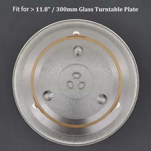 Vista 5 de Anillo giratorio Placa giratoria de vidrio para microondas, anillo de rueda de soporte de rodillo, bandeja para horno de microondas, anillo