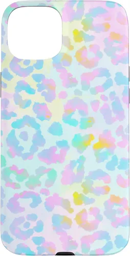 Vista 9 de Colorido lindo arco iris Tie Dye sirena Boho Leopard caso para iPhone 17