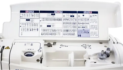 Vista 4 de Juki HZL-F400 Exceed Series Máquina de coser para computadoras, color blanco