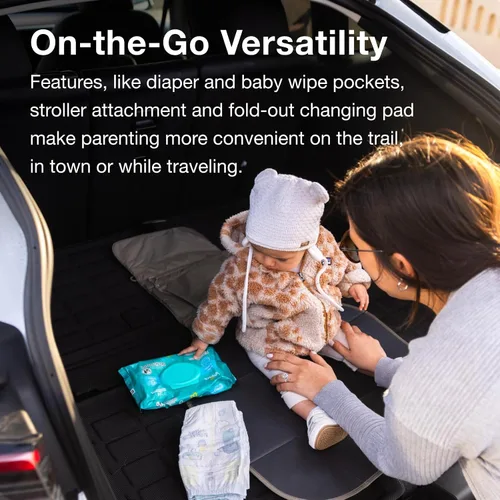 Vista 4 de Osprey Poco Portable Changing Pad - Washable Travel Baby Diaper Mat with Pockets