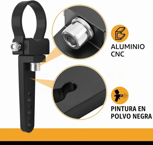 Vista 6 de Wsays Abrazaderas de Barra Antivuelco Lateral Personalizada de 1.75'' para Jaula de Seguridad, Soporte de Montaje de Luz LED Compatible con Ranger