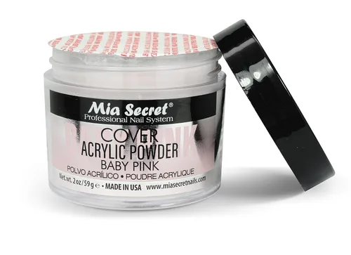 Vista 6 de Mia Secret Cubierta de polvo acrílico rosa bebé 2 oz.