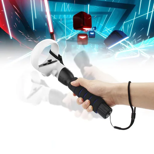 Vista 6 de Linkidea Two-Hand Extension Compatible with MetaOculus, Quest, Quest 2, or Rift S Controllers for Most VR Games (1 Pair)