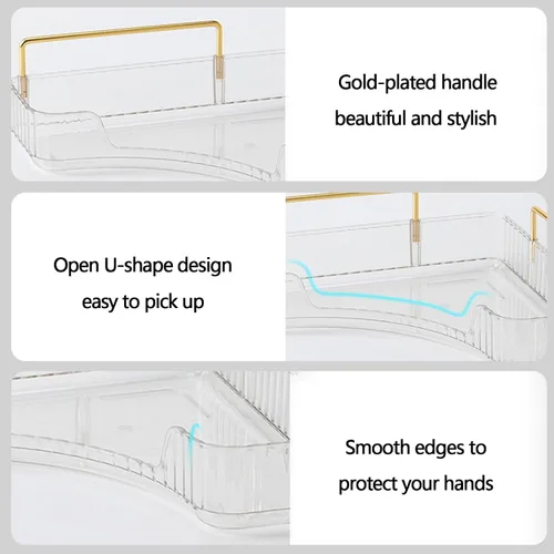 Vista 3 de shuang qing Organizador de Esquina de 2 Niveles para Mostrador de Baño – Estante de Almacenamiento Clásico para Maquillaje, Perfume y Artículos