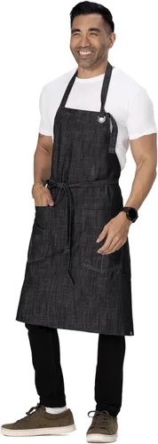 Vista 2 de Chef Works Delantal con pechera unisex Corvallis