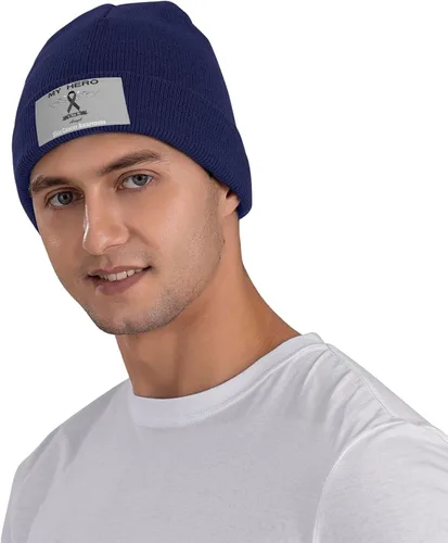 Vista 5 de Beanie Hat Unisex Stretchy Hat Soft Warmth Knit Hat Cap for Men & Women