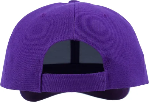 Vista 117 de Gorras de béisbol con correa trasera ajustable, lisas, negras, 12